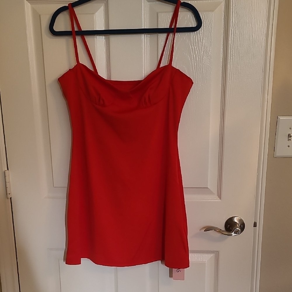 Elegant Red Mini Dress